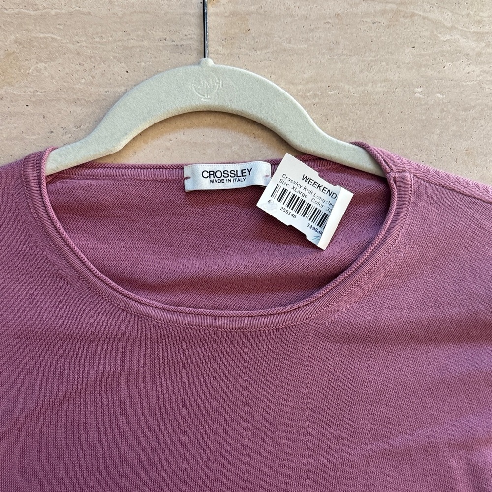 Crosley Men's Long Sleeve Mauve Shirt